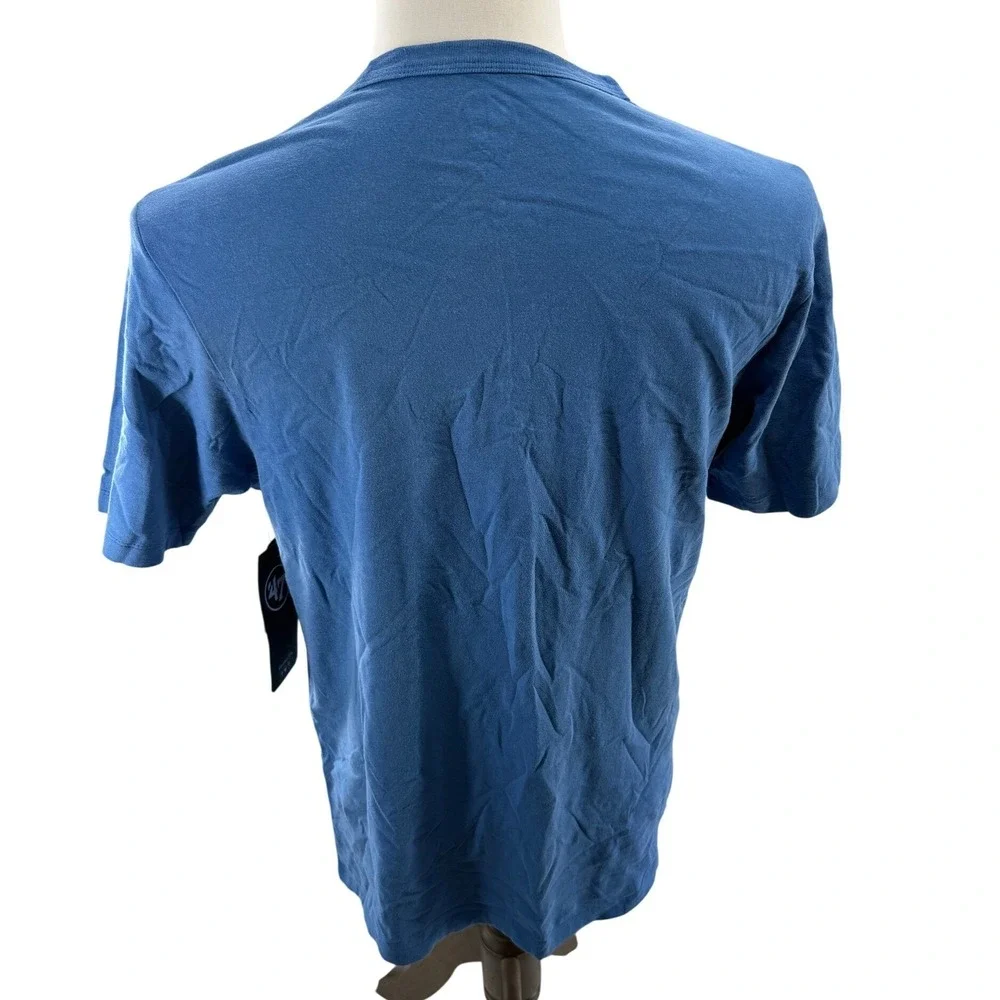 47 Brand Buffalo Bills Mens Dusted Montego Blue Tee Shirt Small NEW